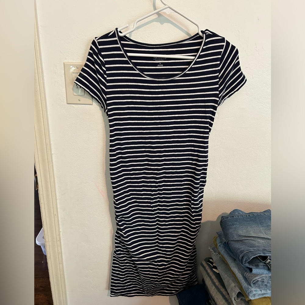 striped bodycon dress Isabel Maternity dress size small